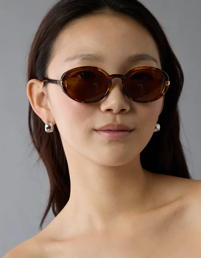 AE Round Tortoise Shell Sunglasses
