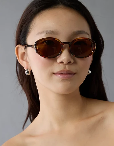 AE Round Tortoise Shell Sunglasses