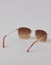 AE Ombre Metal Square Sunglasses
