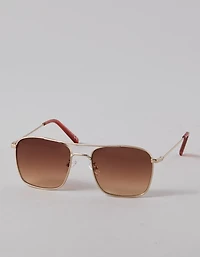 AE Ombre Metal Square Sunglasses