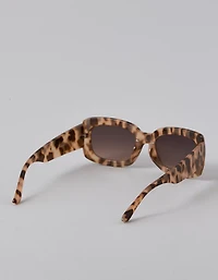 Lunettes de soleil carrées écaille de tortue AE