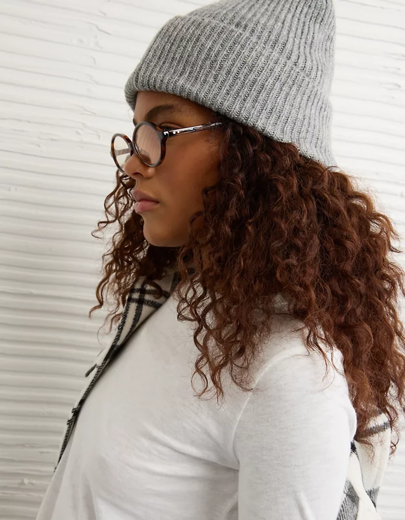 Lunettes rondes écaille de tortue anti-lumière bleue AE