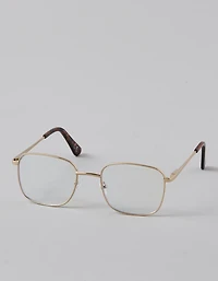 AE Gold Square Blue Light Glasses