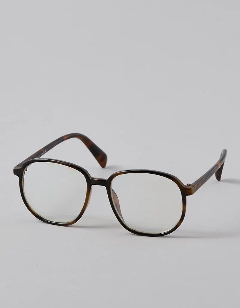 AE Square Tortoiseshell Blue Light Glasses