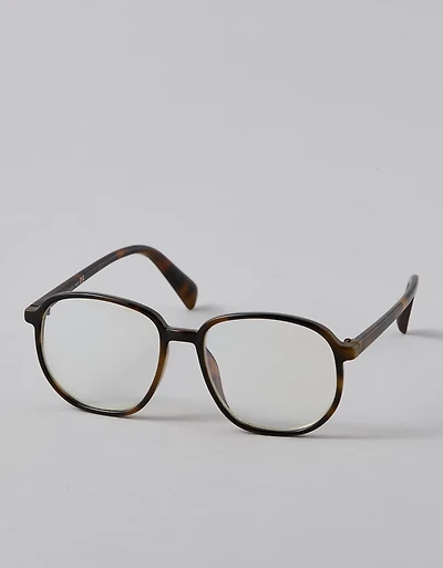 AE Square Tortoiseshell Blue Light Glasses