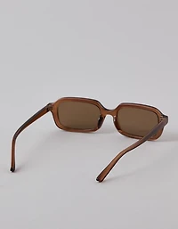 AE Brown Rectangle Sunglasses