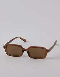 AE Brown Rectangle Sunglasses