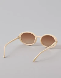 AE Round Cream Sunglasses