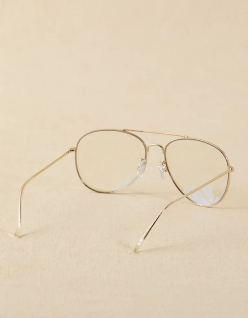 AE Metal Frame Blue Light Eyeglasses