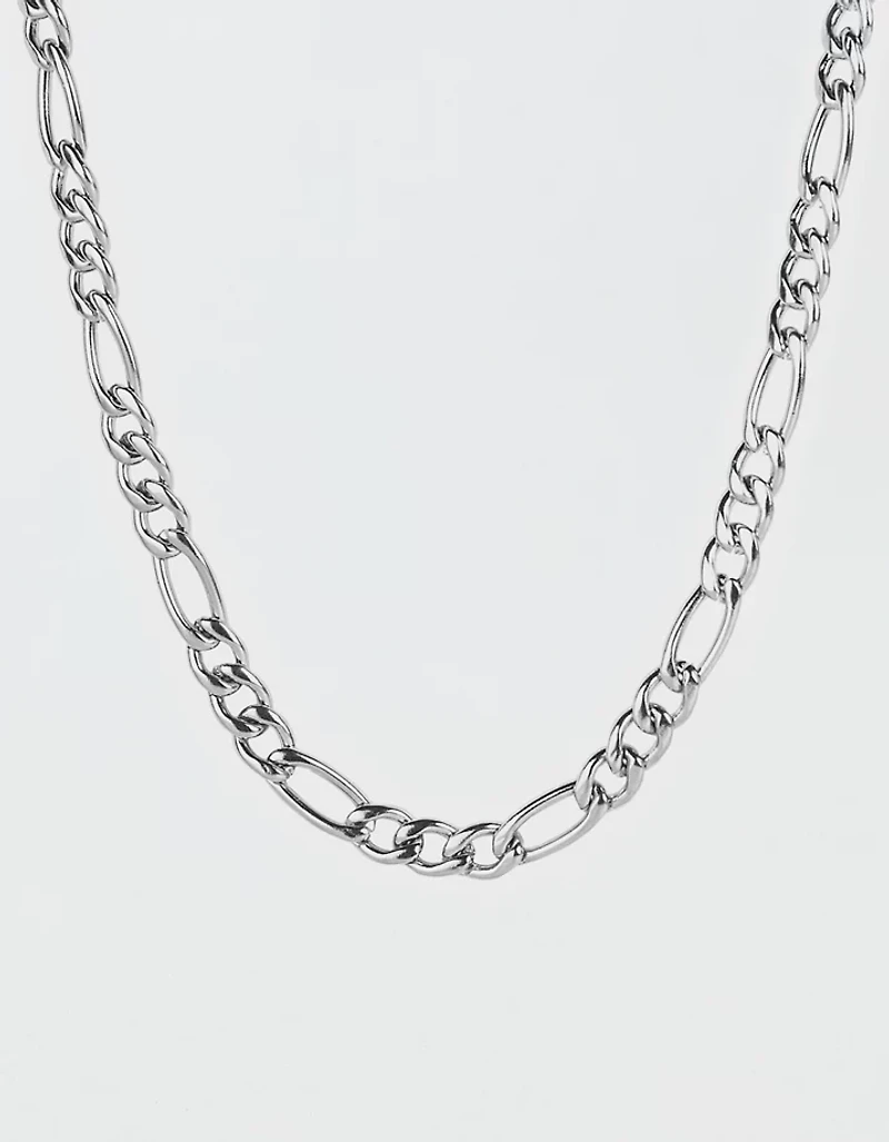 West Coast Jewelry Stainless Steel Figaro Chain Necklace