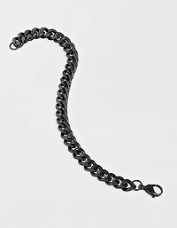West Coast Jewelry Men's Curb Chain Steel Bracelet