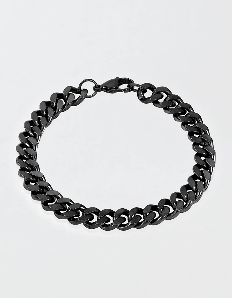 West Coast Jewelry Men's Curb Chain Steel Bracelet