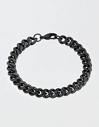 West Coast Jewelry Men's Curb Chain Steel Bracelet