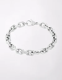West Coast Jewelry Stainless Steel 8.5mm Link Bracelet