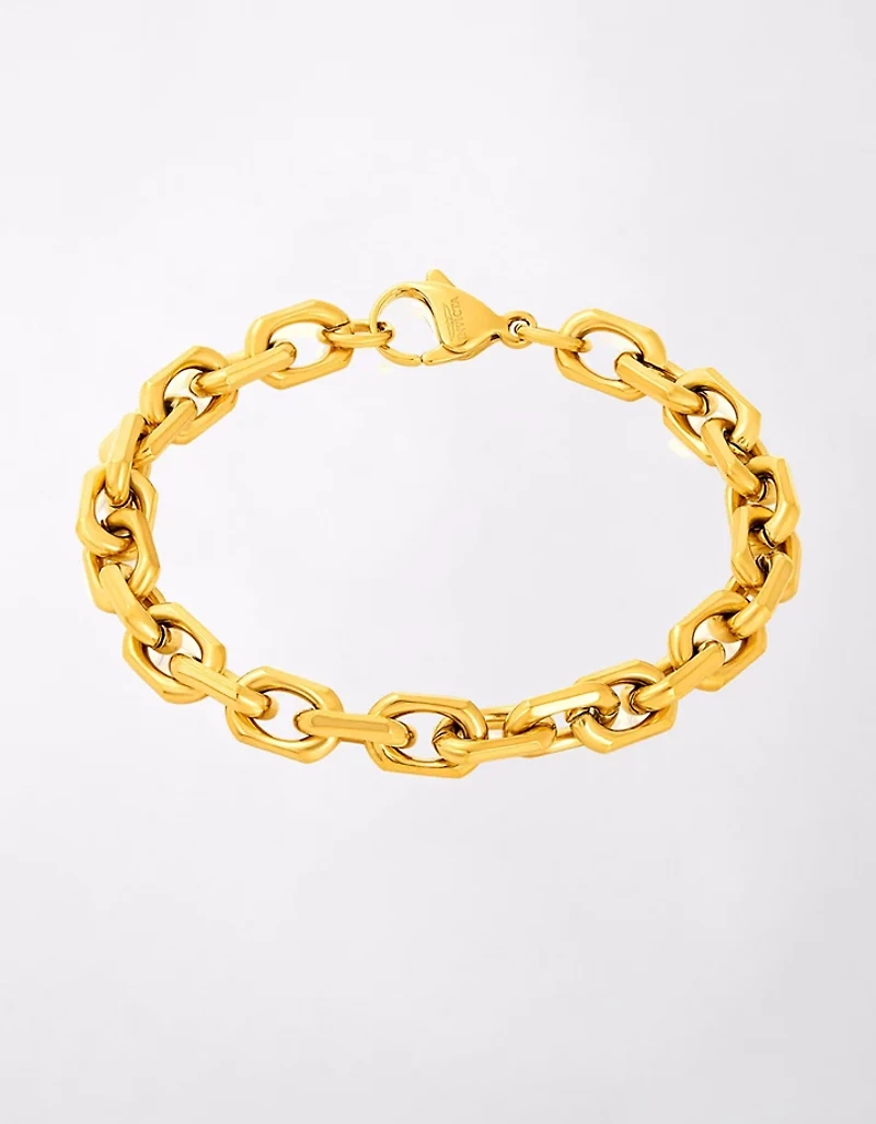 West Coast Jewelry Stainless Steel 8.5mm Link Bracelet