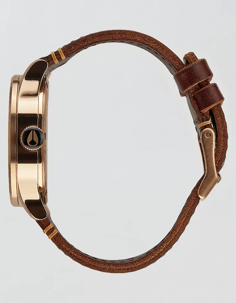 Nixon Sentry Leather Watch