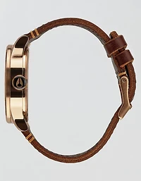 Nixon Sentry Leather Watch