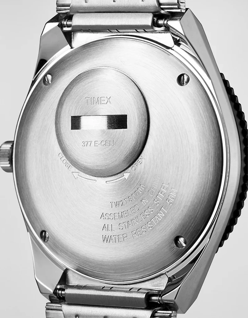 Q Timex Reissue 38mm Stainless Steel Bracelet Watch