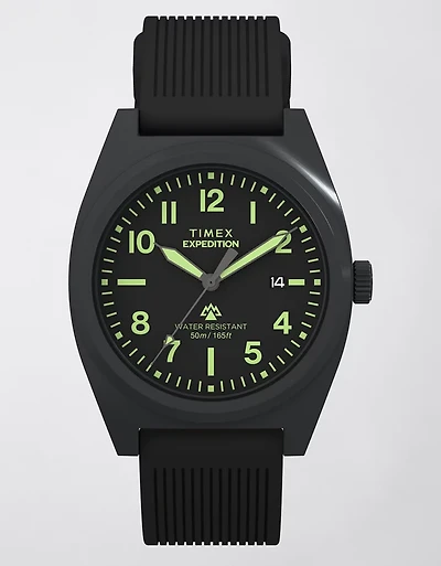 Timex Expedition® Capstone 39mm Silicone Strap Watch