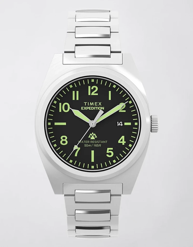 Timex Expedition® Capstone 39mm Stainless Steel Bracelet Watch