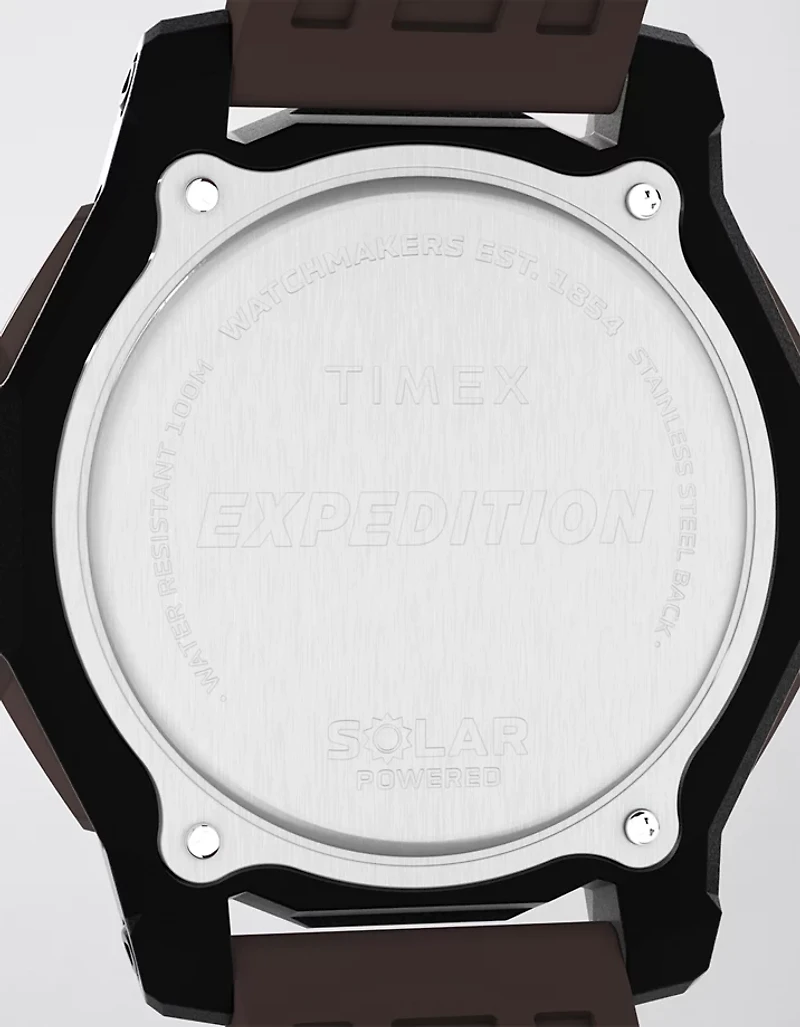 Timex Expedition Ridge Solar 49mm Silicone Strap Watch