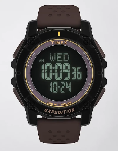 Timex Expedition Ridge Solar 49mm Silicone Strap Watch