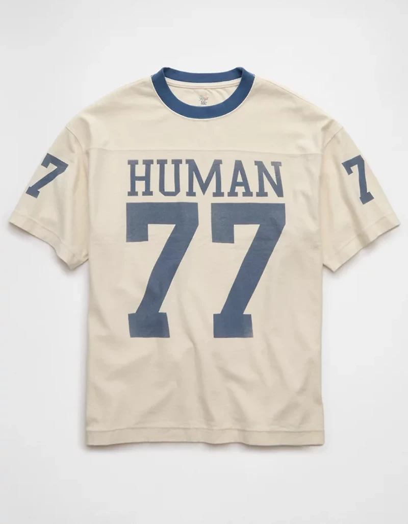 T-shirt de football droit à image fierté AE