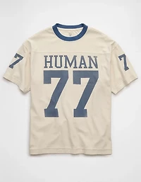T-shirt de football droit à image fierté AE