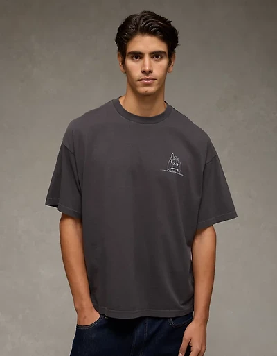 T-shirt à image droit Snoopy d’Halloween AE