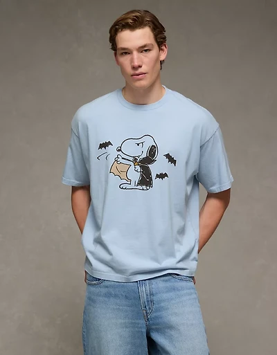 AE Boxy Halloween Snoopy Graphic T-Shirt