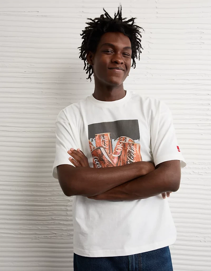 T-shirt droit à image Coca-Cola AE
