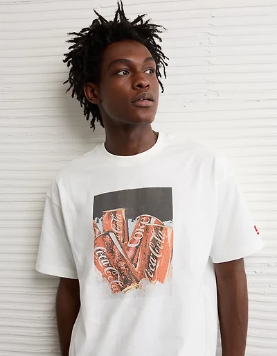 T-shirt droit à image Coca-Cola AE