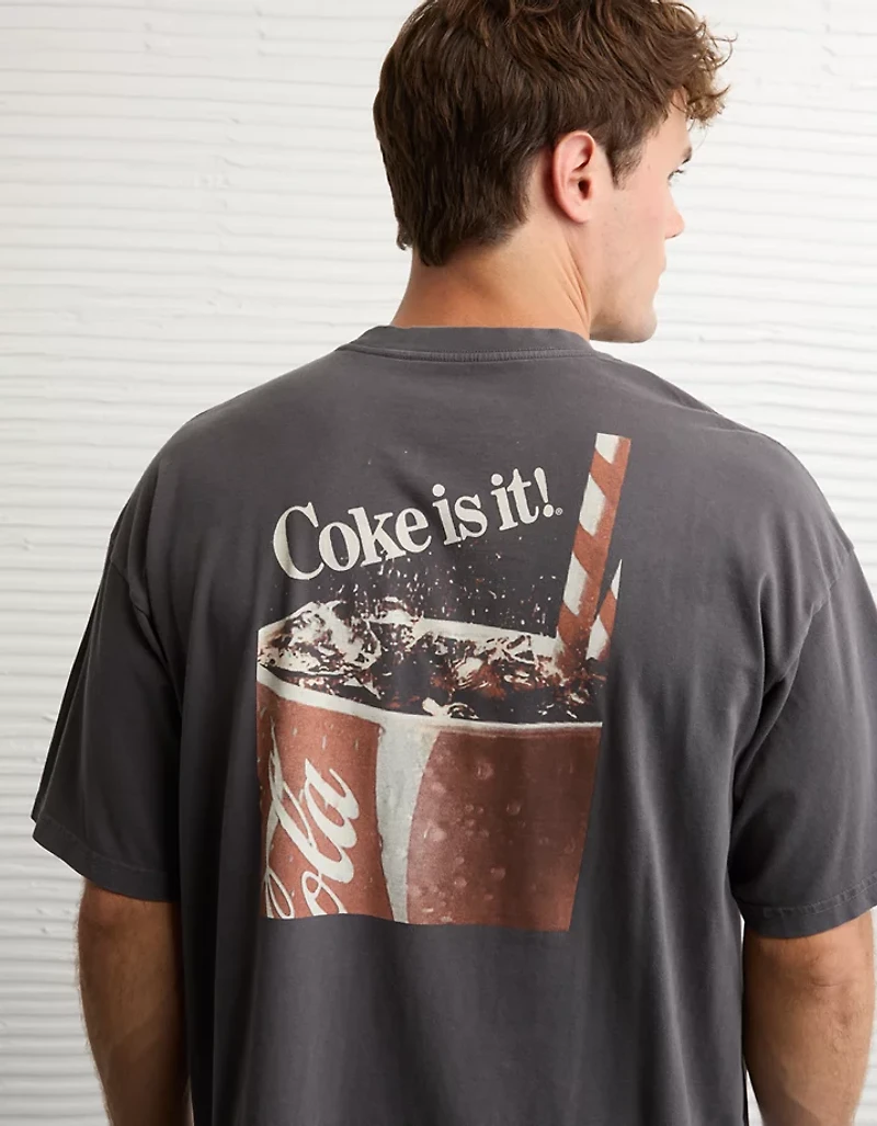 AE Boxy Coca-Cola Graphic T-Shirt