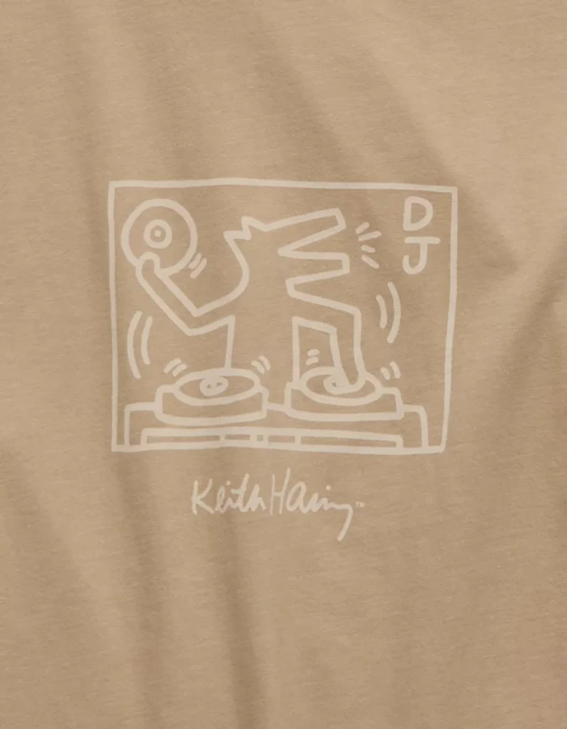 AE Boxy Keith Haring Graphic T-Shirt