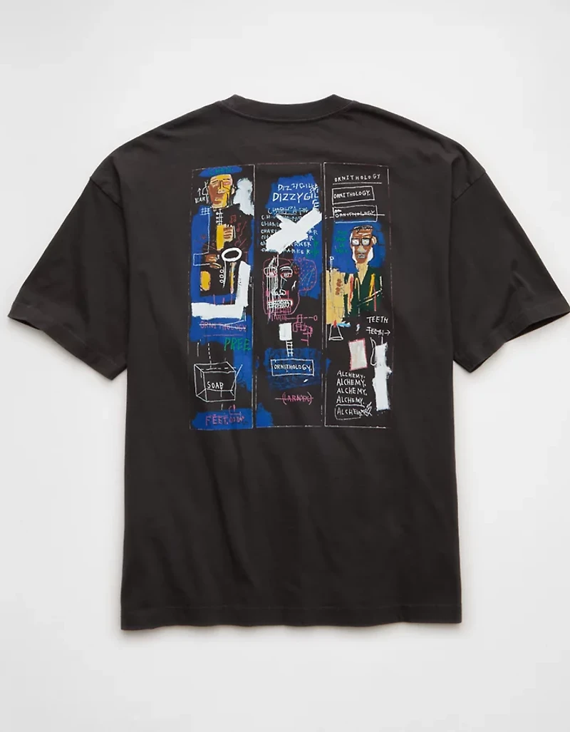 AE Boxy Jean-Michel Basquiat Graphic T-Shirt