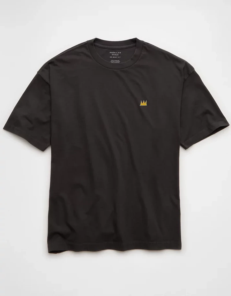 T-shirt à image droit Jean-Michel Basquiat AE