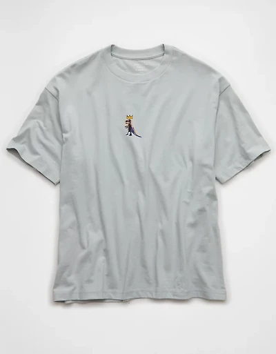 T-shirt à image droit Jean-Michel Basquiat AE