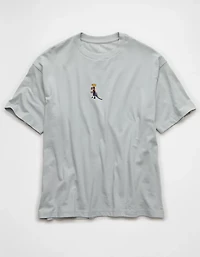 T-shirt à image droit Jean-Michel Basquiat AE