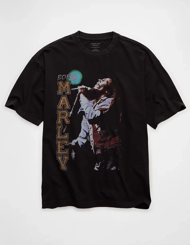 AE Boxy Bob Marley Graphic T-Shirt