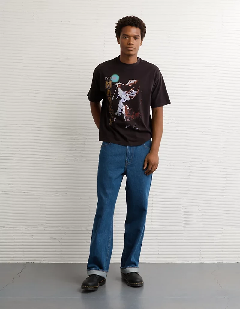 AE Boxy Bob Marley Graphic T-Shirt