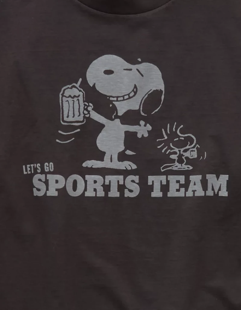 T-shirt droit à image Snoopy AE