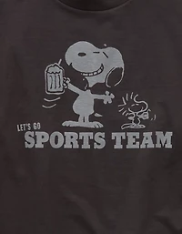 T-shirt droit à image Snoopy AE