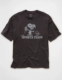 T-shirt droit à image Snoopy AE