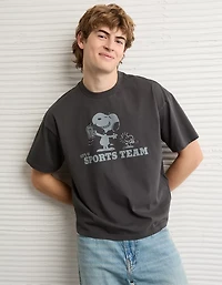 T-shirt droit à image Snoopy AE