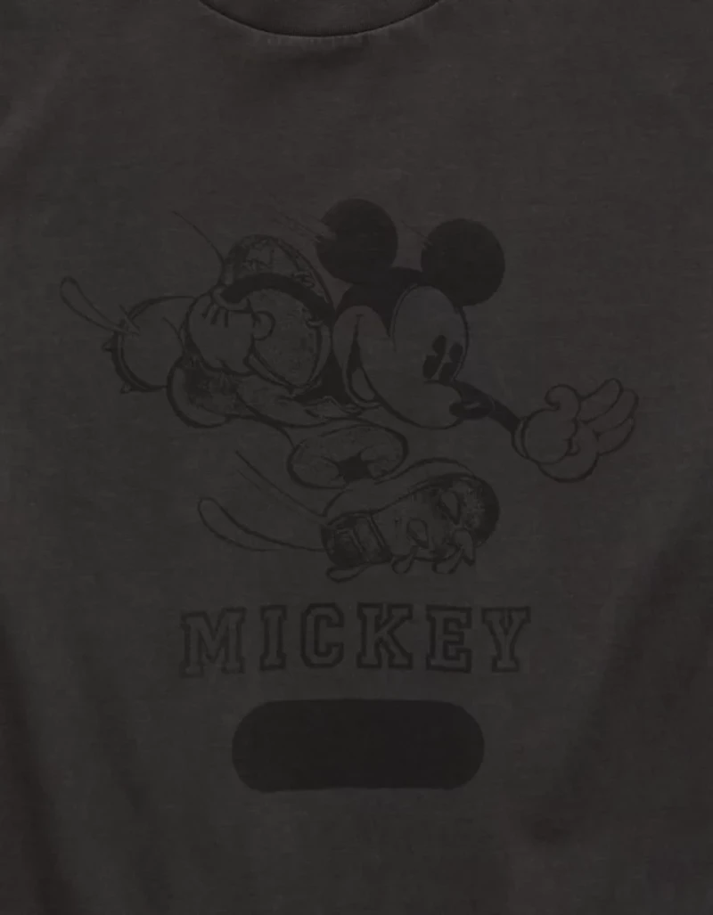 T-shirt droit à image Mickey Mouse AE