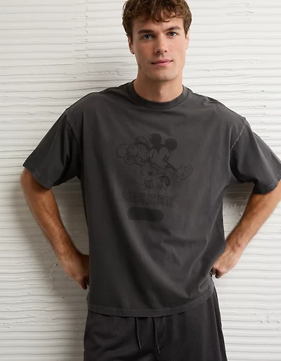 T-shirt droit à image Mickey Mouse AE