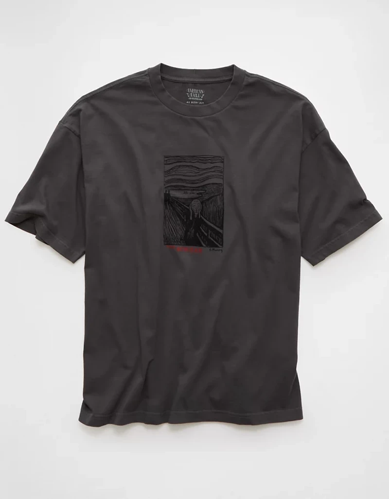 AE Boxy The Scream Graphic T-Shirt