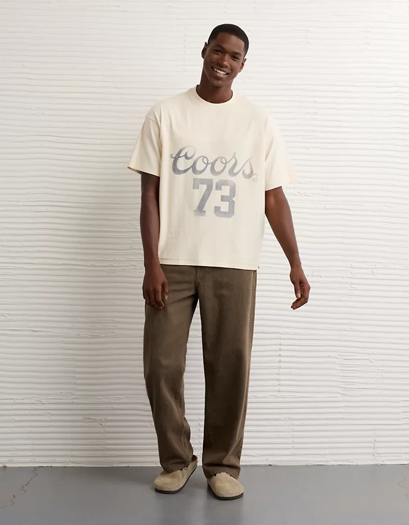 T-shirt droit à image Coors Banquet AE