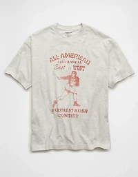 T-shirt droit à image de sport AE
