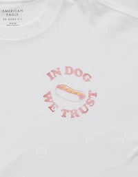 T-shirt à image droit aliment AE